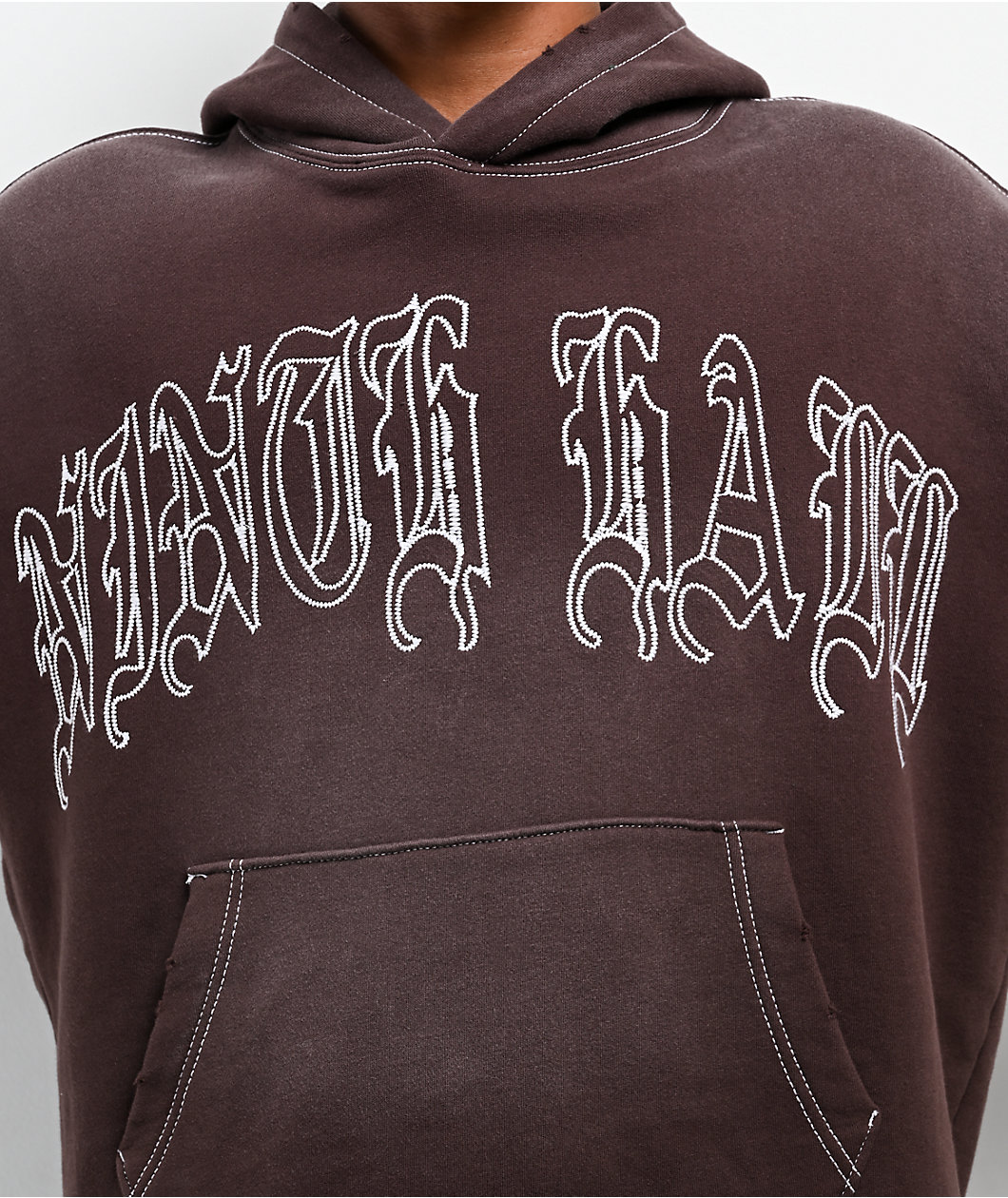 Ninth Hall Fein Brown Hoodie