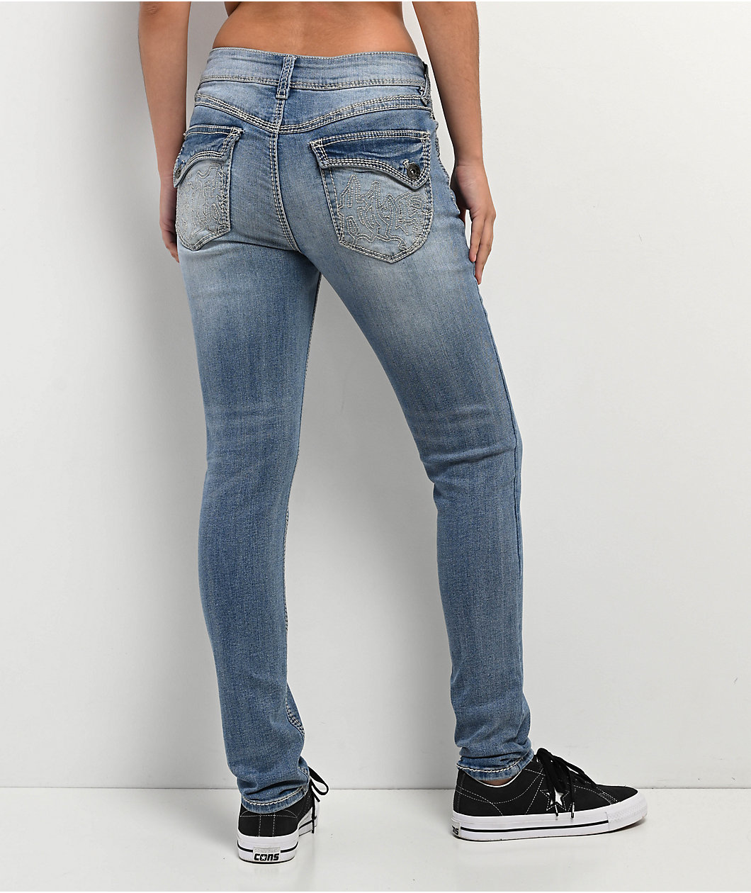Ninth Hall Felicia Sapphire Skinny Jeans