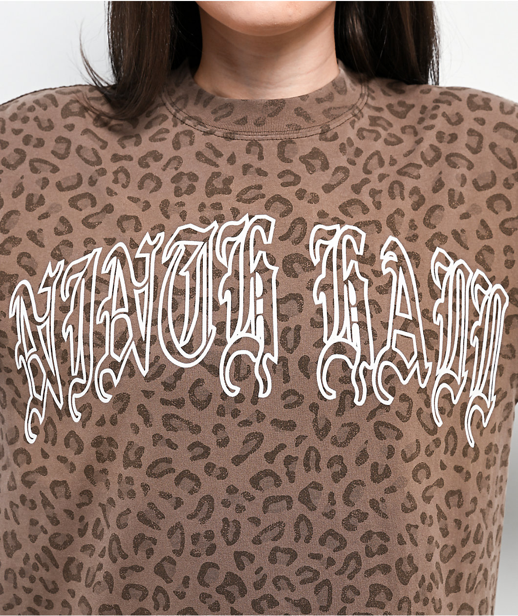 Ninth Hall Fien Vintage Leopard Brown T-Shirt