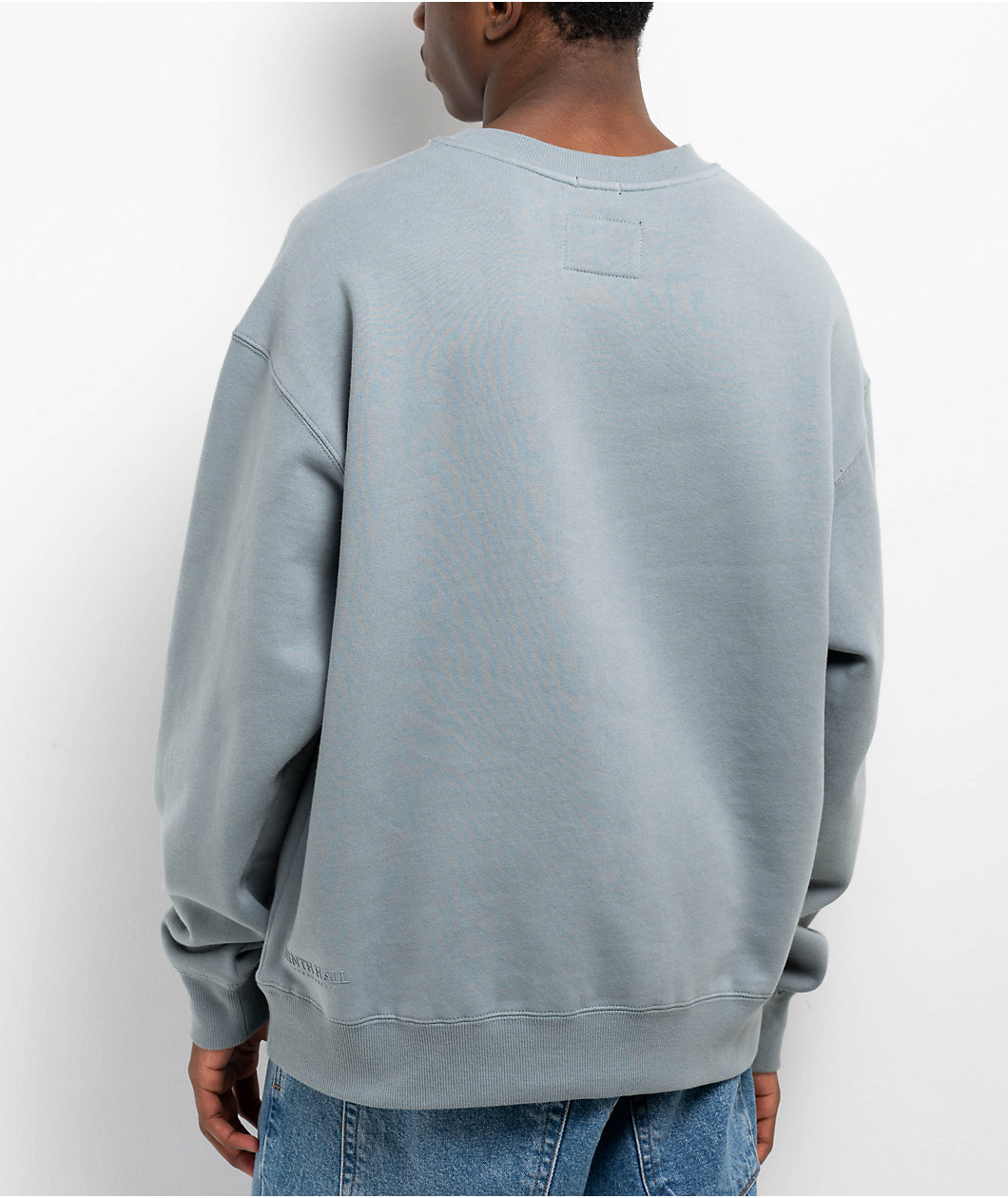 Ninth Hall Fundamental Blue Boxy Crewneck Sweatshirt