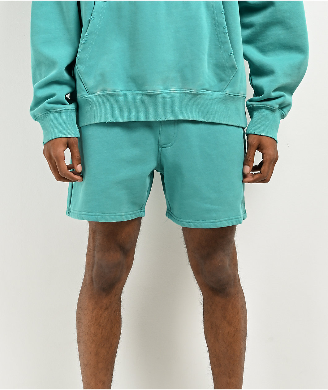 Ninth Hall Fundamentals Bay Blue Relaxed Sweat Shorts