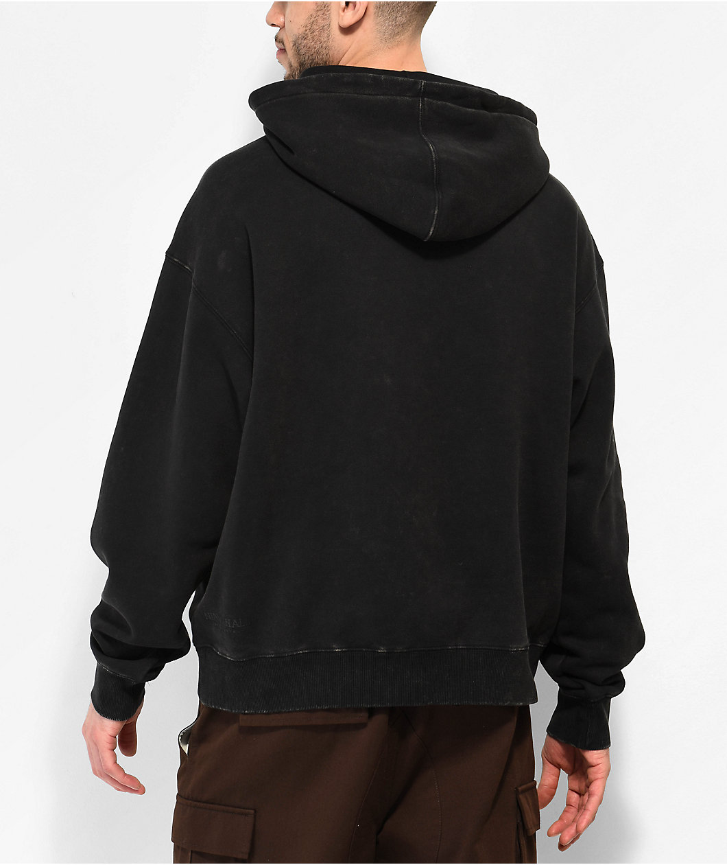 Ninth Hall Fundamentals Black Boxy Hoodie