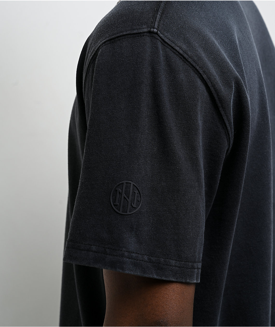 Ninth Hall Fundamentals Black Wash Boxy T-Shirt