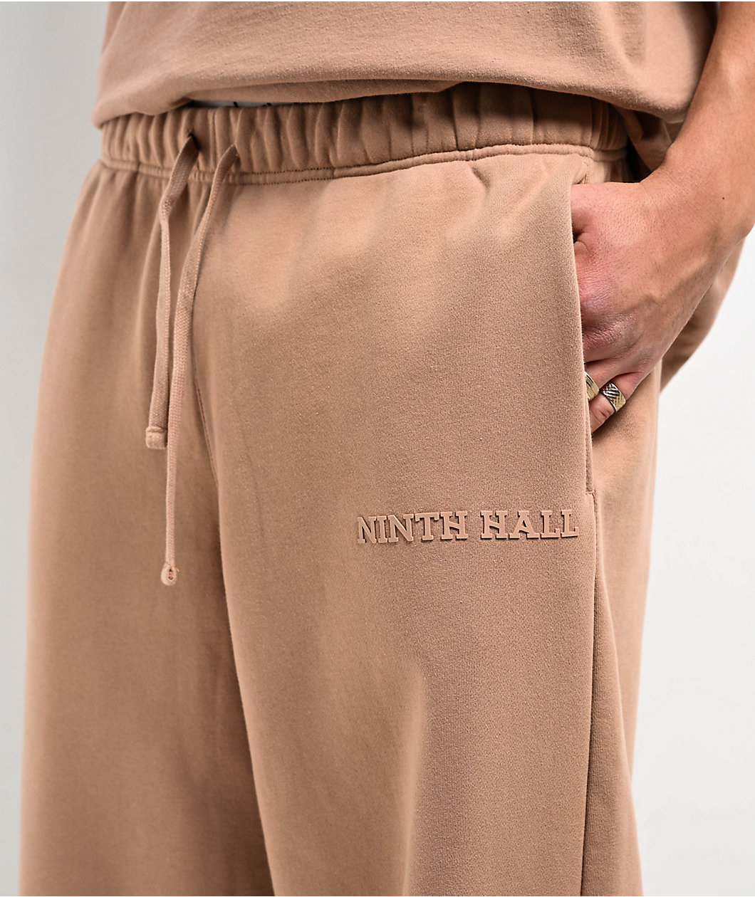 Ninth Hall Fundamentals Chanterelle Oversized Open Hem Sweatpants