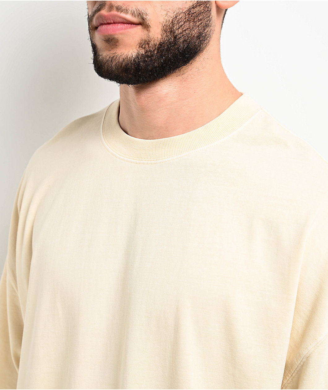 Ninth Hall Fundamentals Cream Oversized T-Shirt