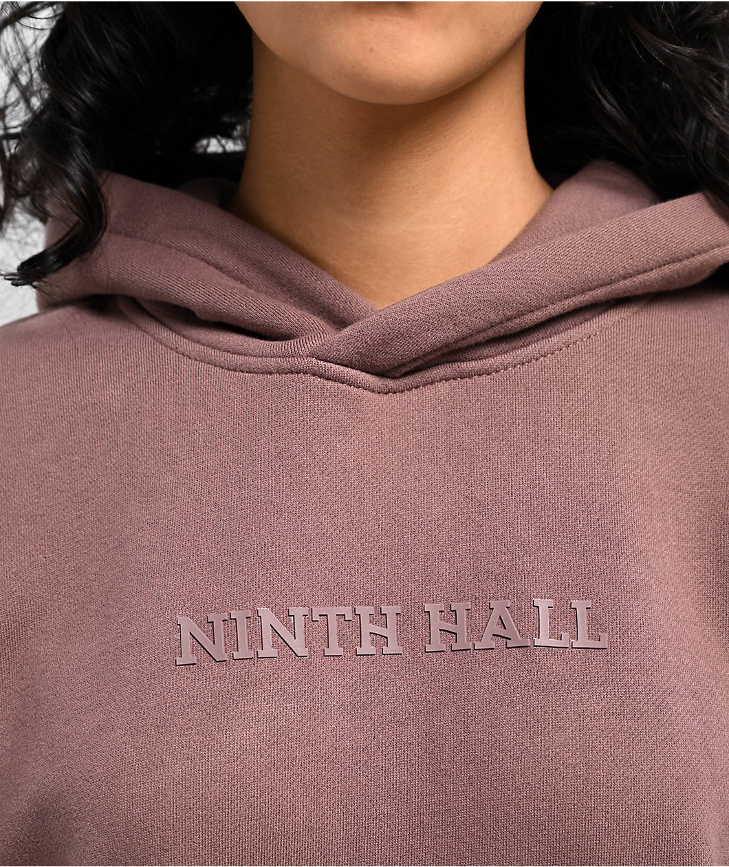 Ninth Hall Fundamentals Geena Deep Taupe Hoodie