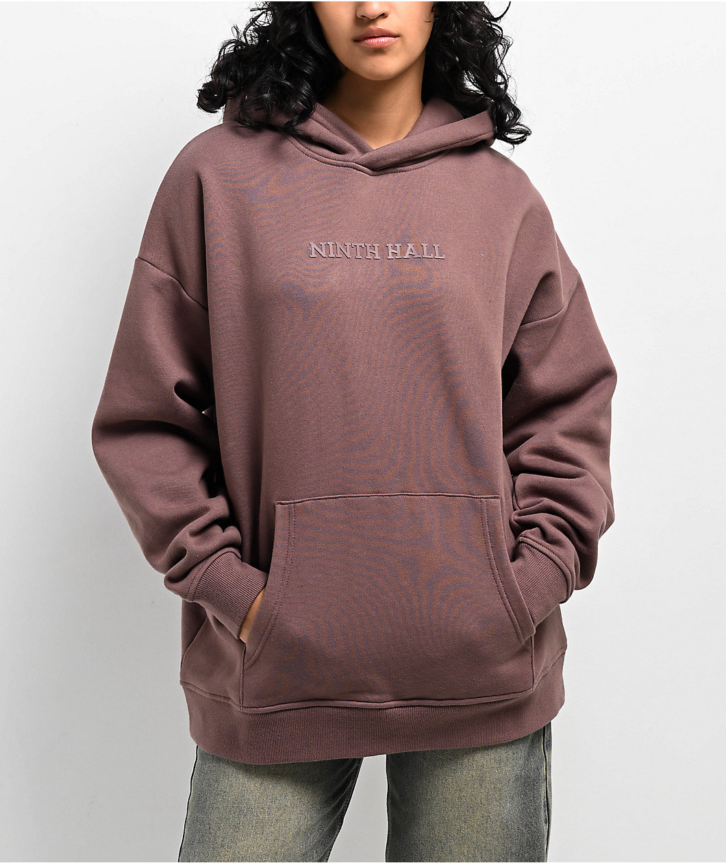 Ninth Hall Fundamentals Geena Deep Taupe Hoodie