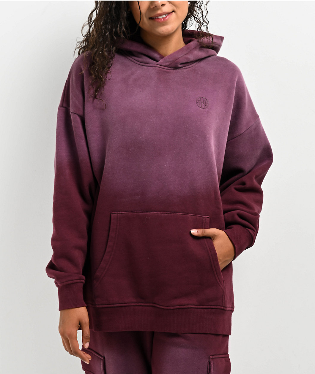 Ninth Hall Fundamentals Geena Sun Bleached Port Royale Oversized Hoodie