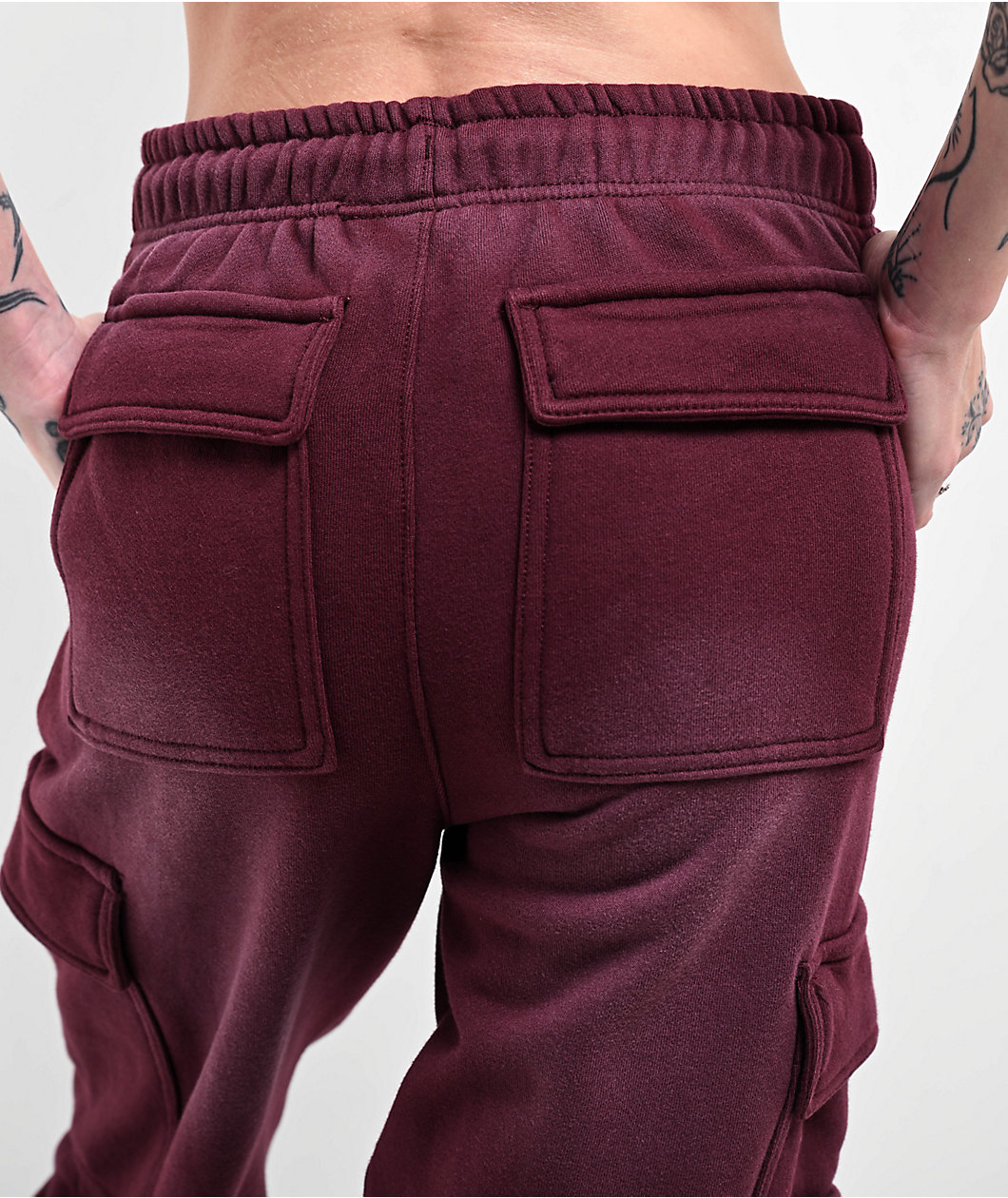 Ninth Hall Fundamentals Koa Port Royal Sunbleached Relaxed Cargo Sweatpants