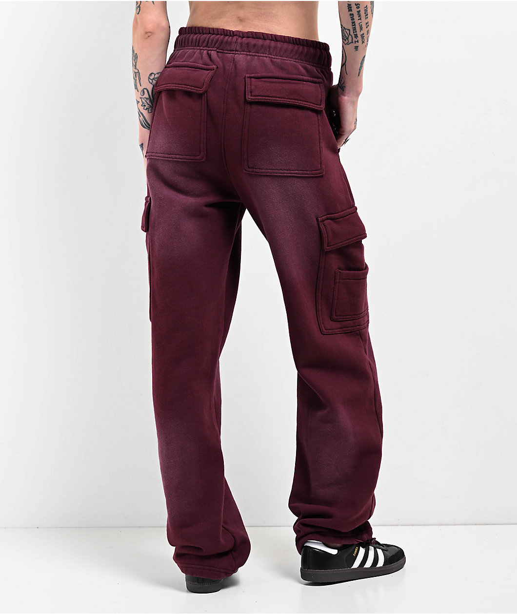 Ninth Hall Fundamentals Koa Port Royal Sunbleached Relaxed Cargo Sweatpants