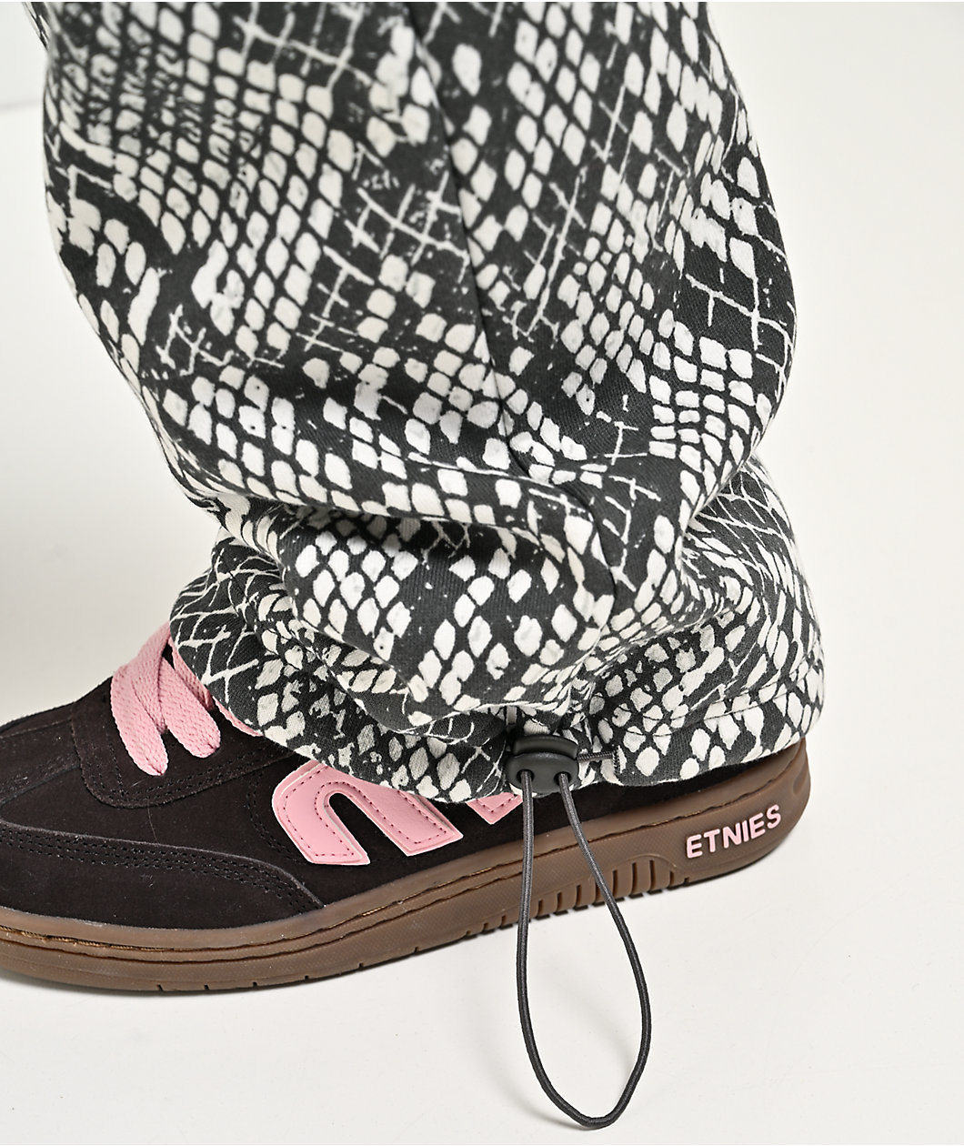 Ninth Hall Fundamentals Koa Snake Brown Cargo Sweatpants