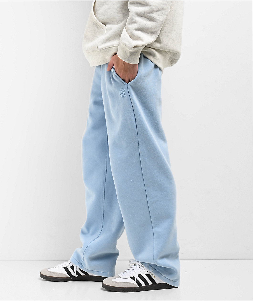 Ninth Hall Fundamentals Light Blue Relaxed Sweatpants