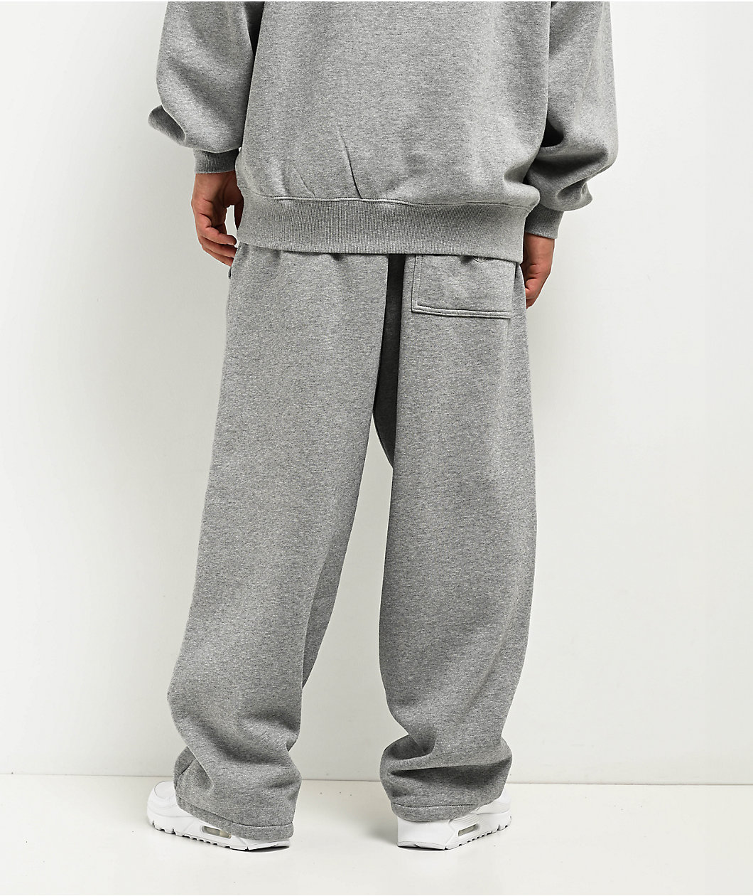 Ninth Hall Fundamentals Logo Grey Oversized Sweatpants