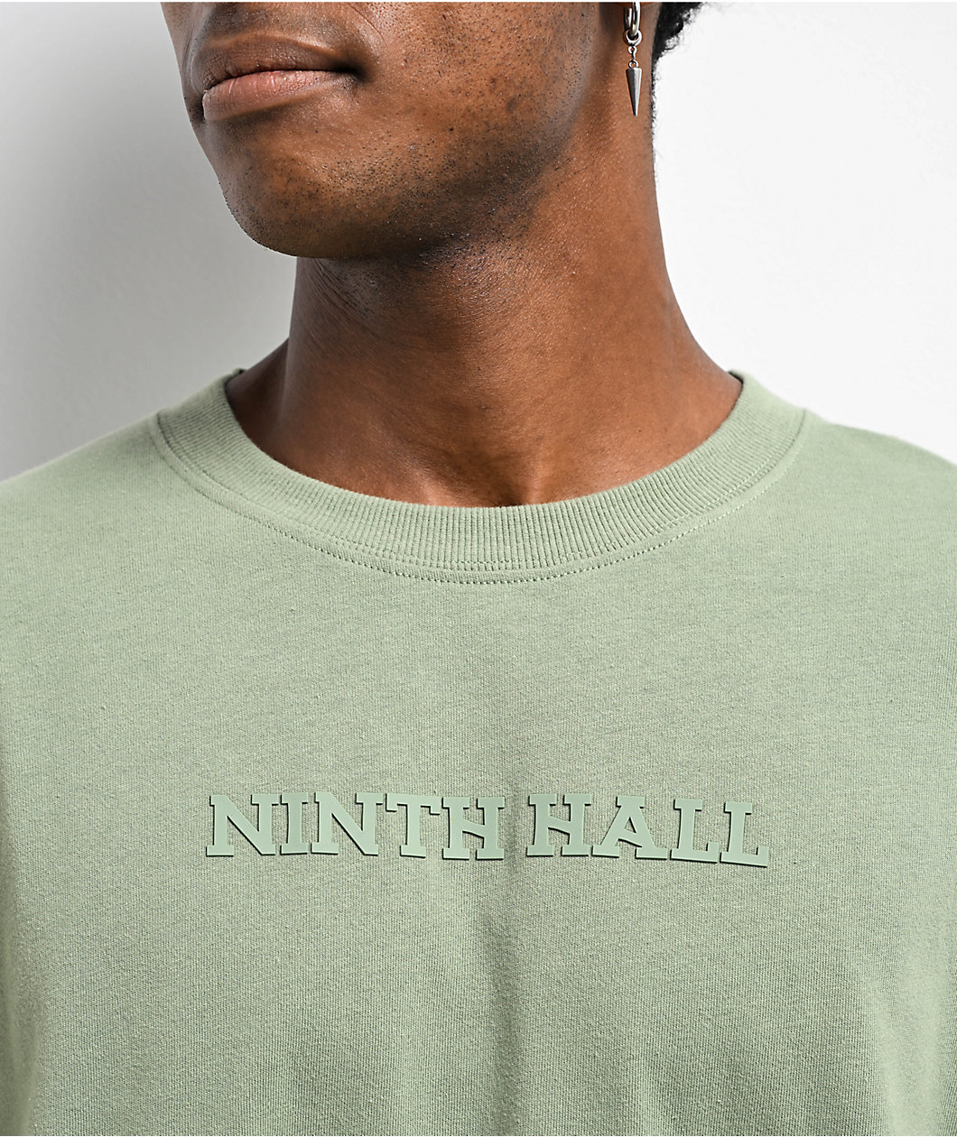 Ninth Hall Fundamentals Logo Lily Pad Long Sleeve Oversized T-Shirt