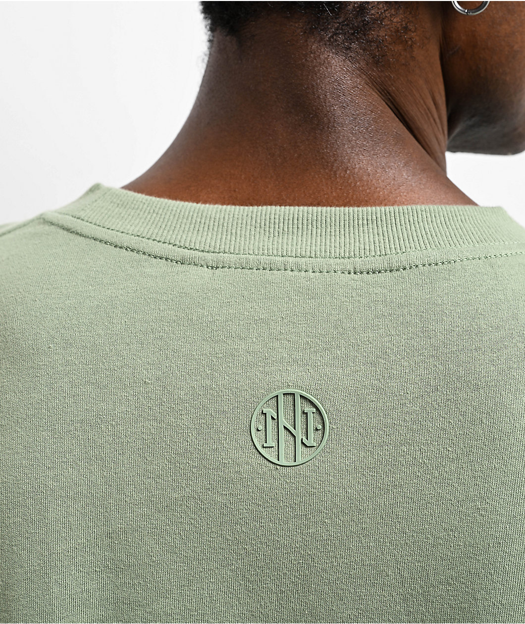 Ninth Hall Fundamentals Logo Lily Pad Long Sleeve Oversized T-Shirt