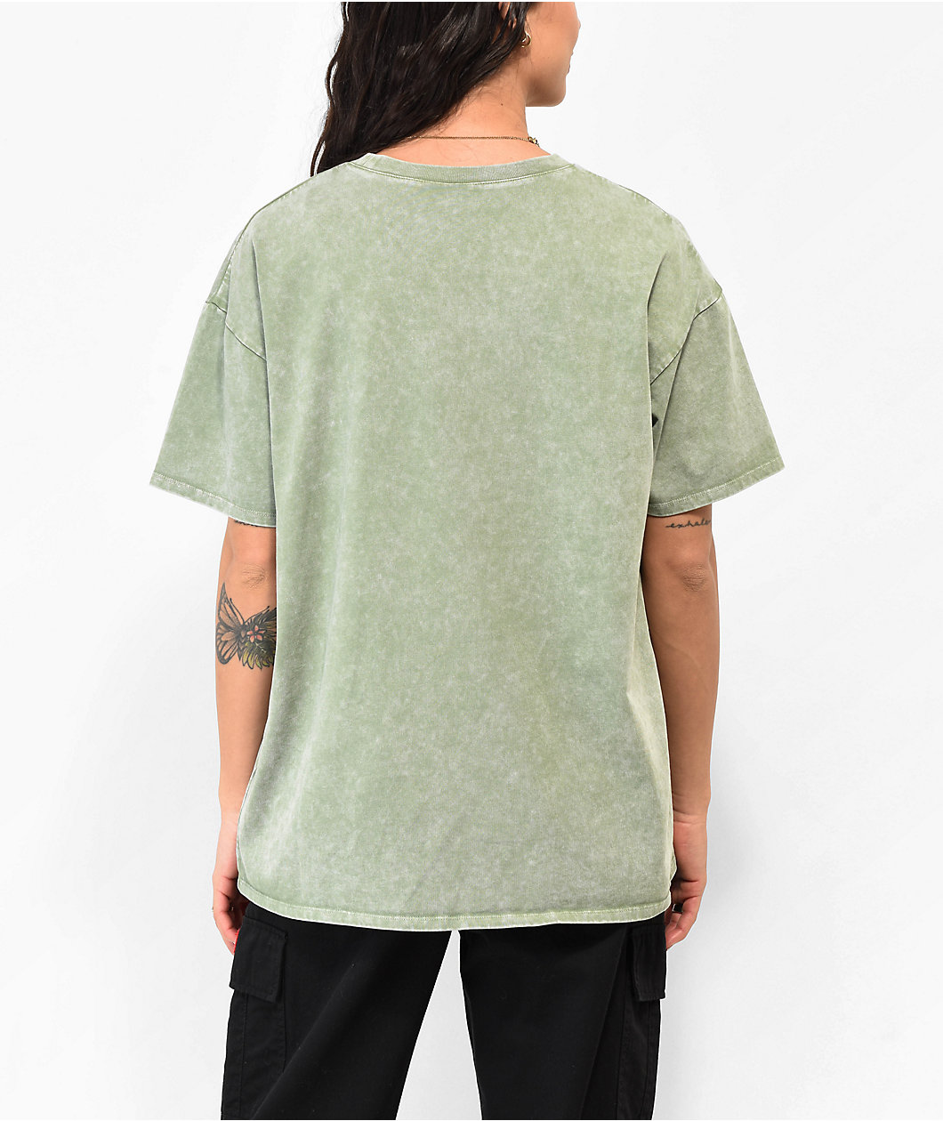 Ninth Hall Fundamentals Maeve Olive Wash Oversized T-Shirt