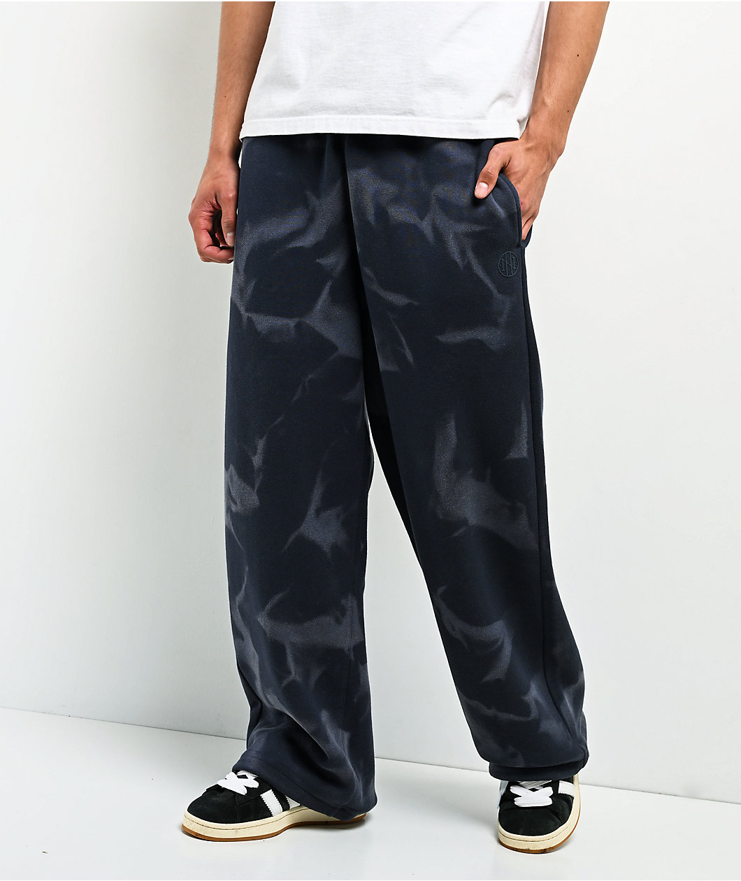 Ninth Hall Fundamentals Marble Indigo Wash Sweatpants