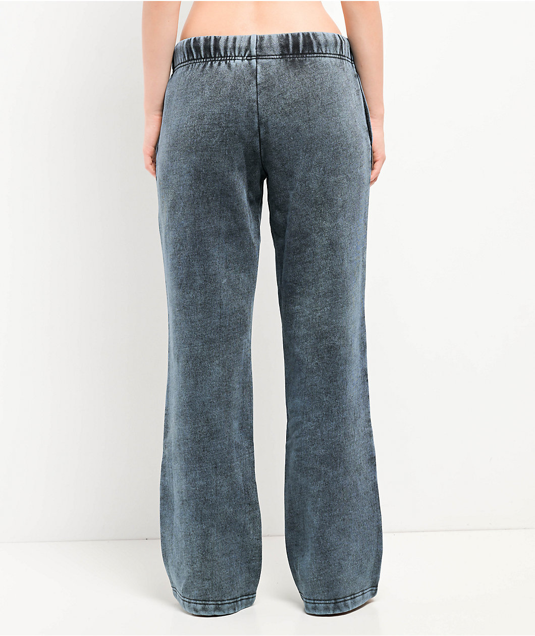 Ninth Hall Fundamentals Mellie Blue Fog Wash Relaxed Sweatpants