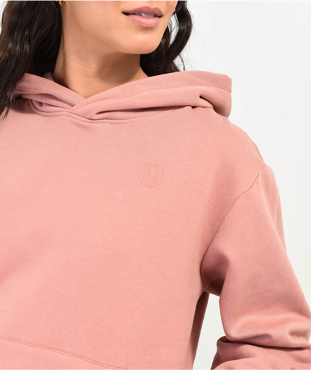 Ninth Hall Fundamentals Oso Ash Rose Relaxed Hoodie