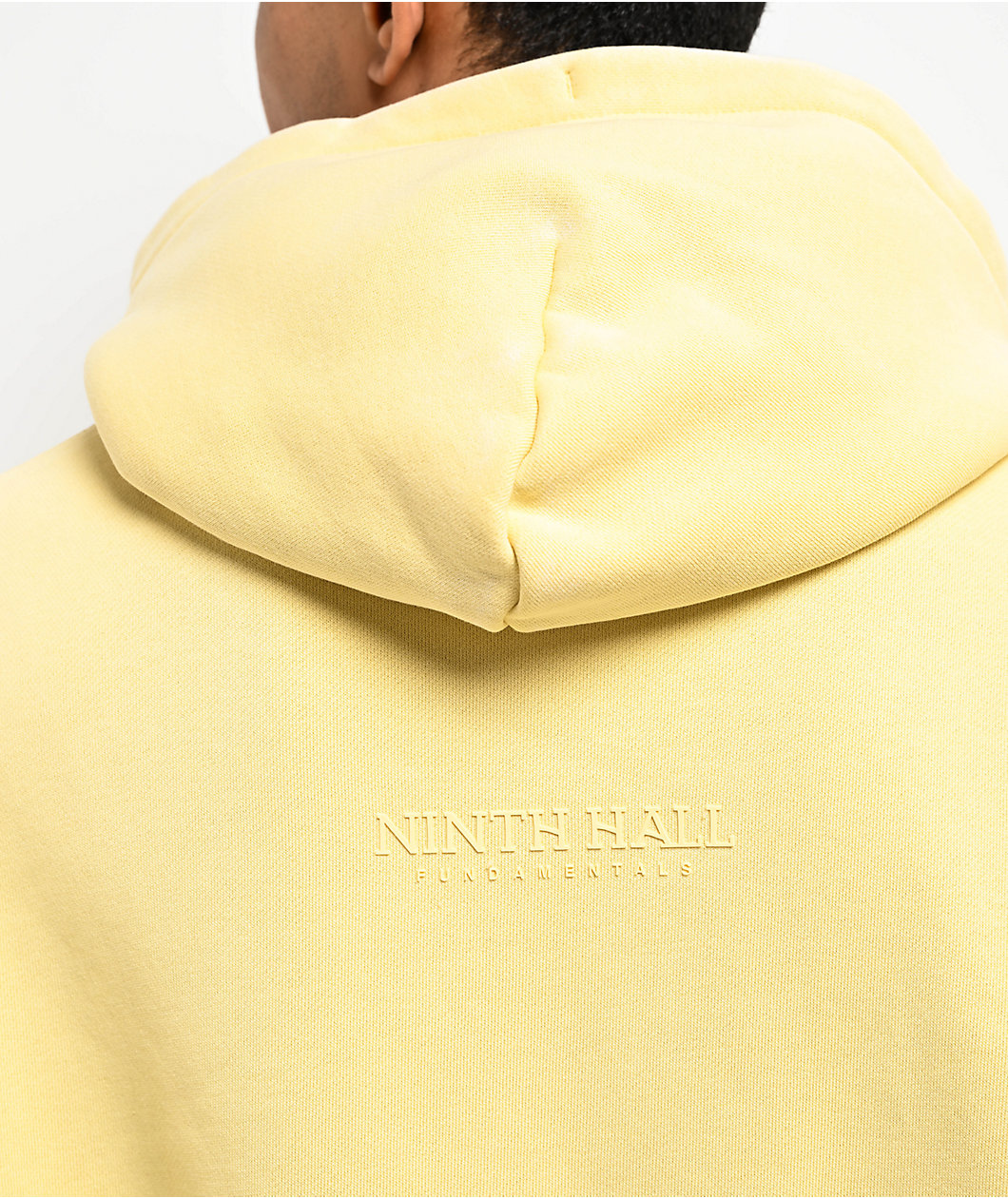 Ninth Hall Fundamentals Oversized Tan Boxy Hoodie