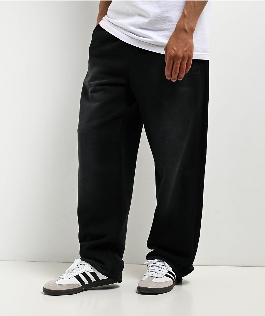 Ninth Hall Fundamentals Pepperspray Black Wash Loose Sweatpants