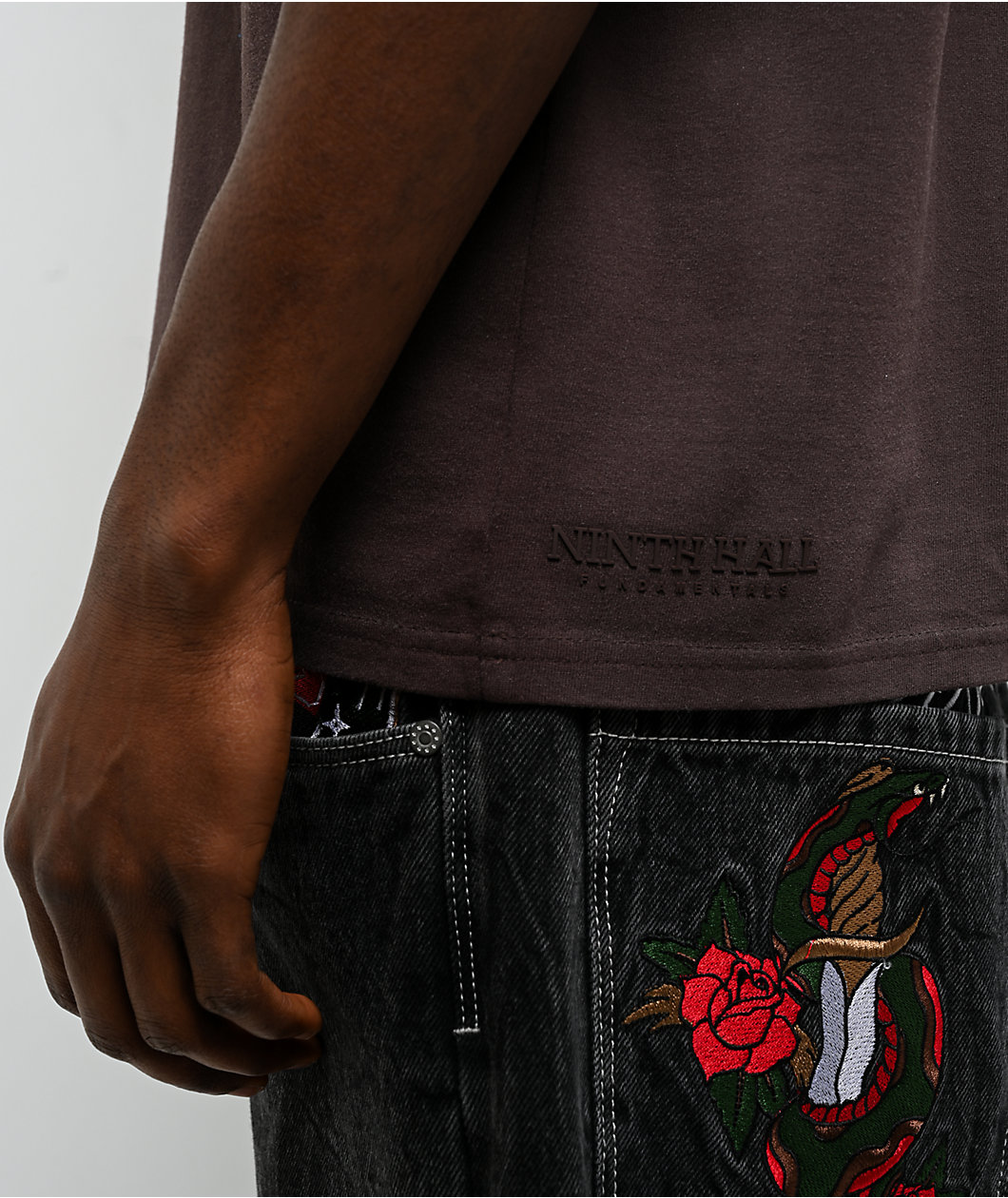 Ninth Hall Fundamentals Shipwreck Brown Boxy T-Shirt