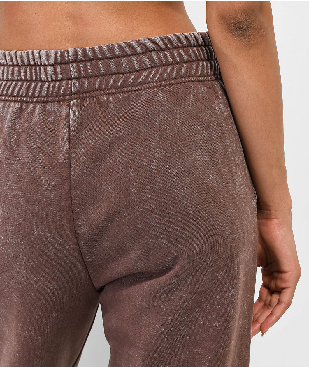 Ninth Hall Fundamentals Sibyl Brown Mineral Wash Relaxed Sweatpants