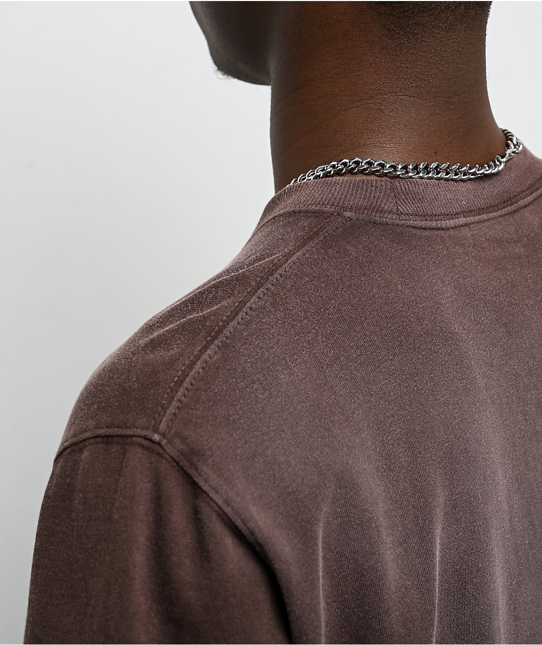 Ninth Hall Fundamentals Spray Brown Wash Boxy T-Shirt