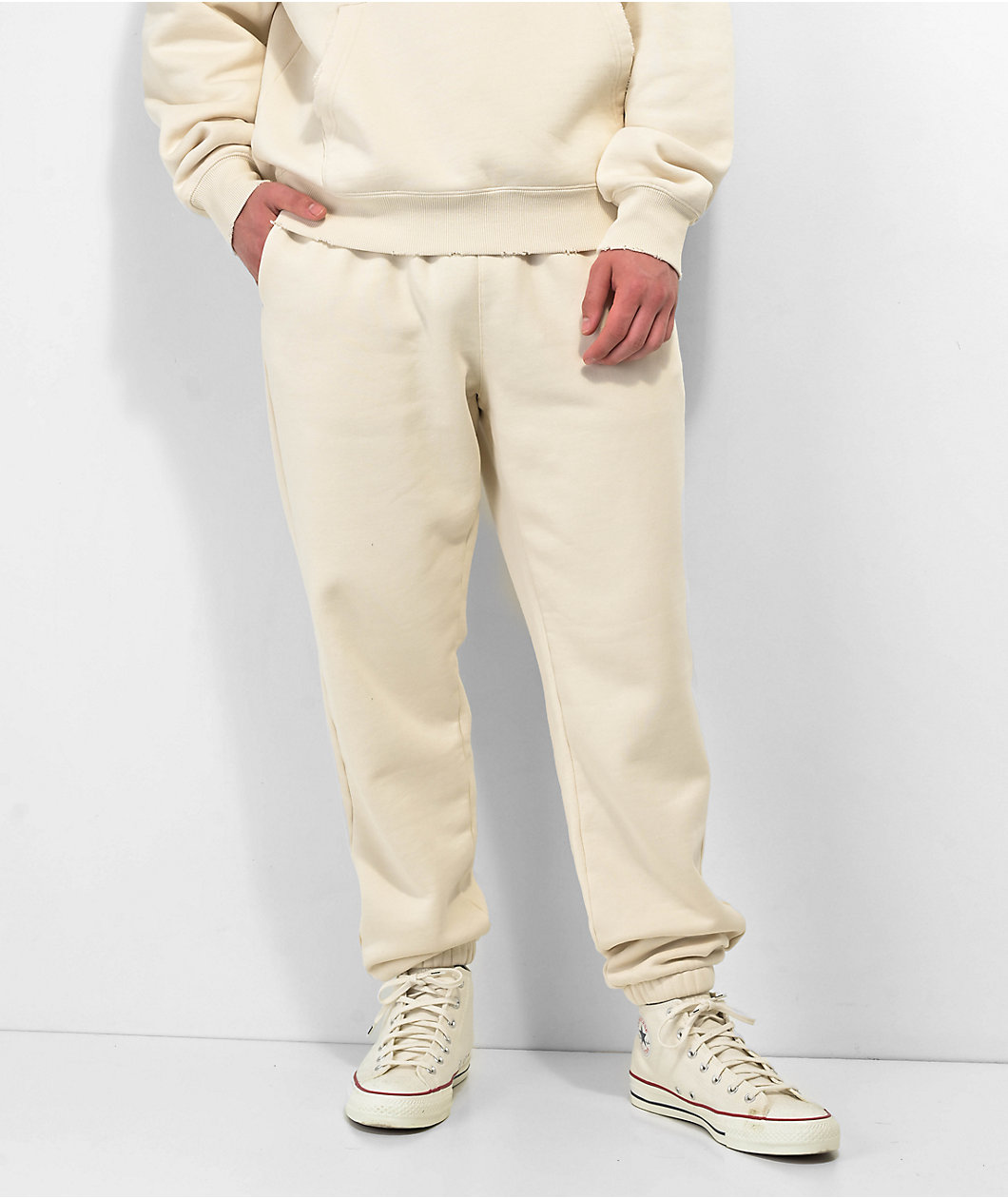 Ninth Hall Fundamentals Tan Relaxed Sweatpants