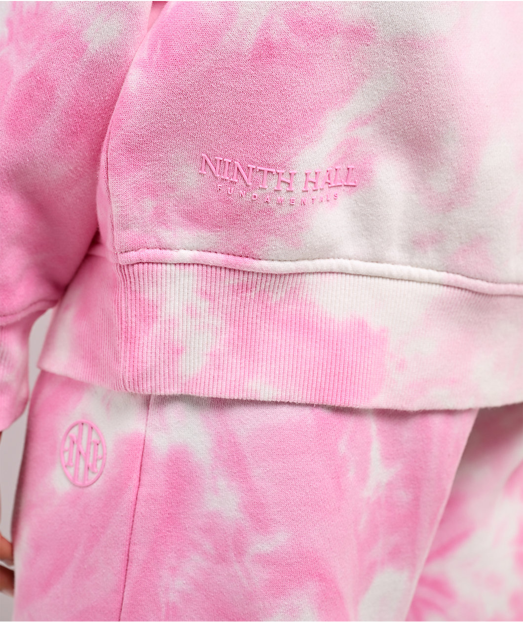 Ninth Hall Fundamentals Wichita Pink Tie Dye Hoodie