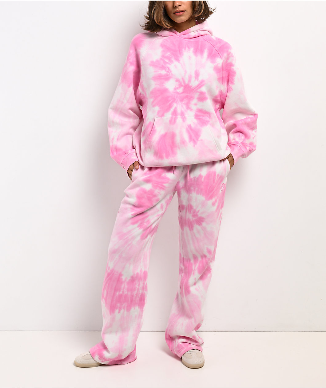 Ninth Hall Fundamentals Wichita Pink Tie Dye Hoodie