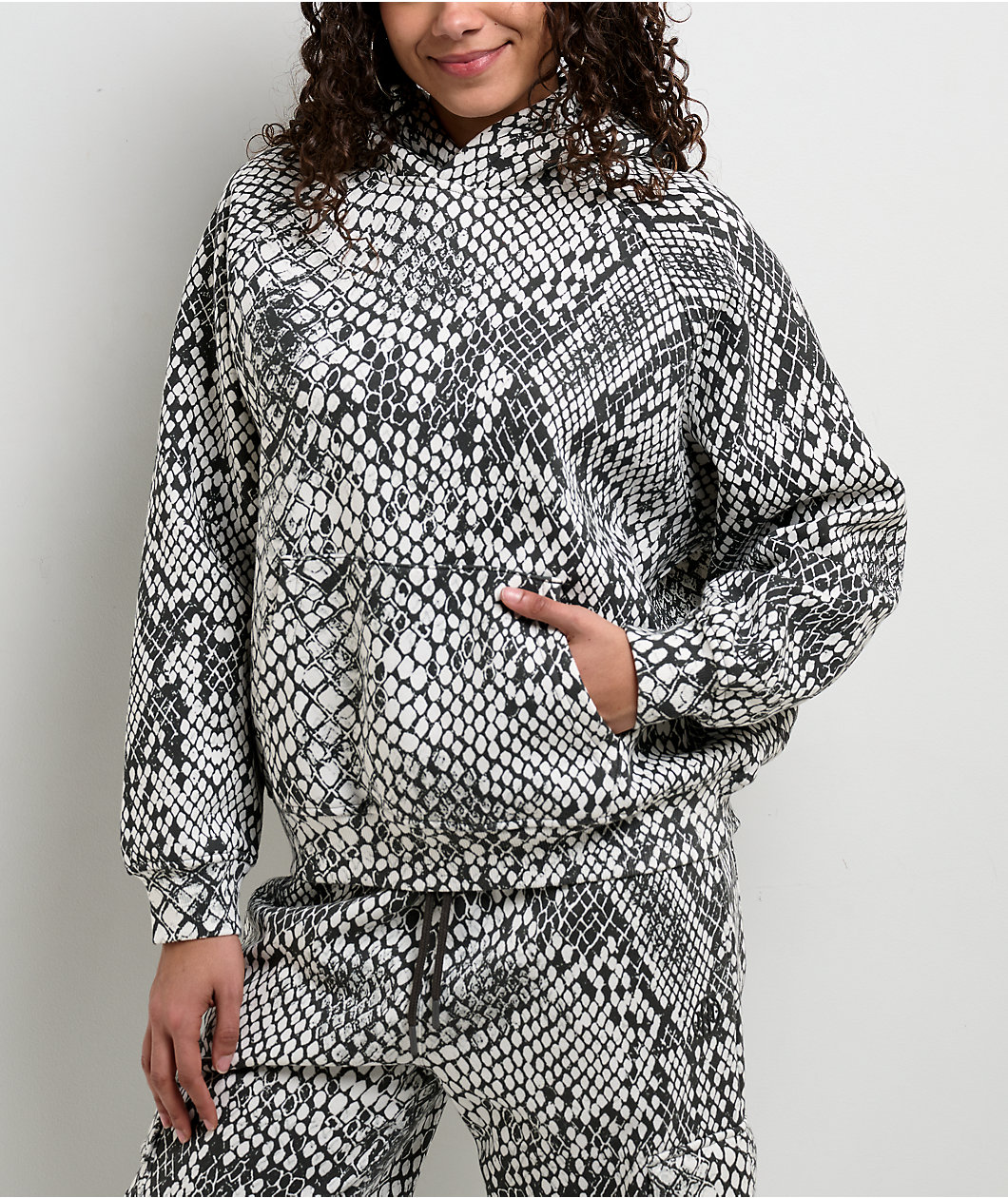 Ninth Hall Fundamentals Wichita Snake Brown & Off White Hoodie