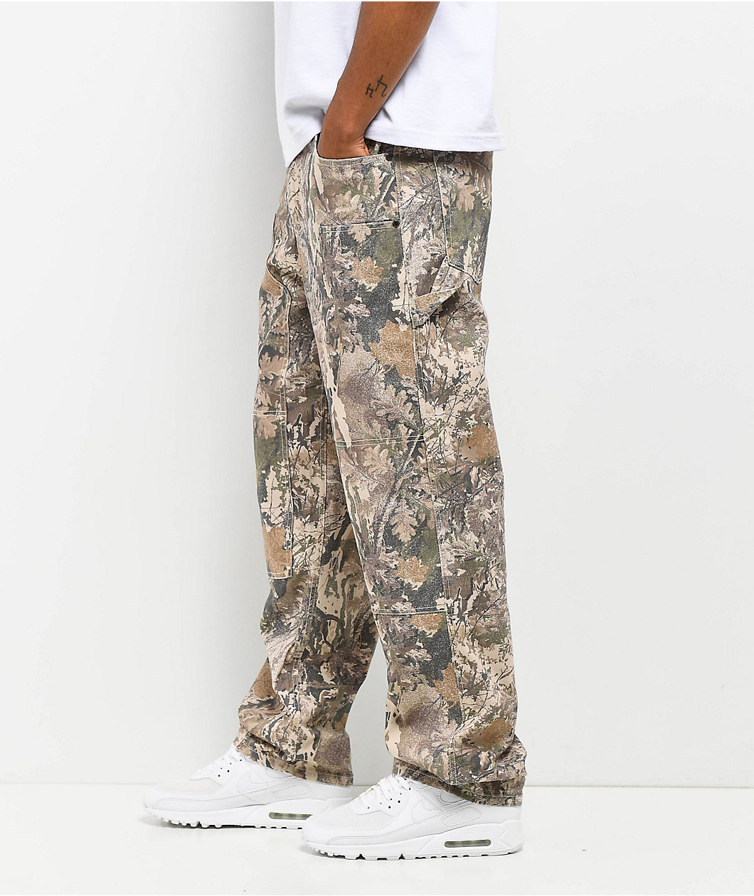 Ninth Hall Hammer Man Camo Loose Fit Carpenter Pants
