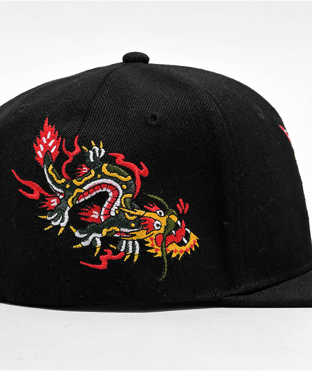 Ninth Hall High Profile Dragon Black Snapback Hat