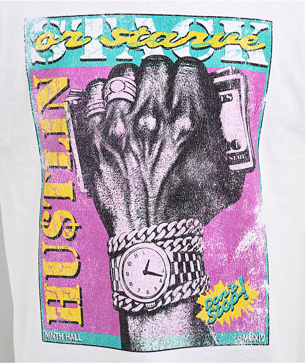 Ninth Hall Hustlin Vintage White T-Shirt