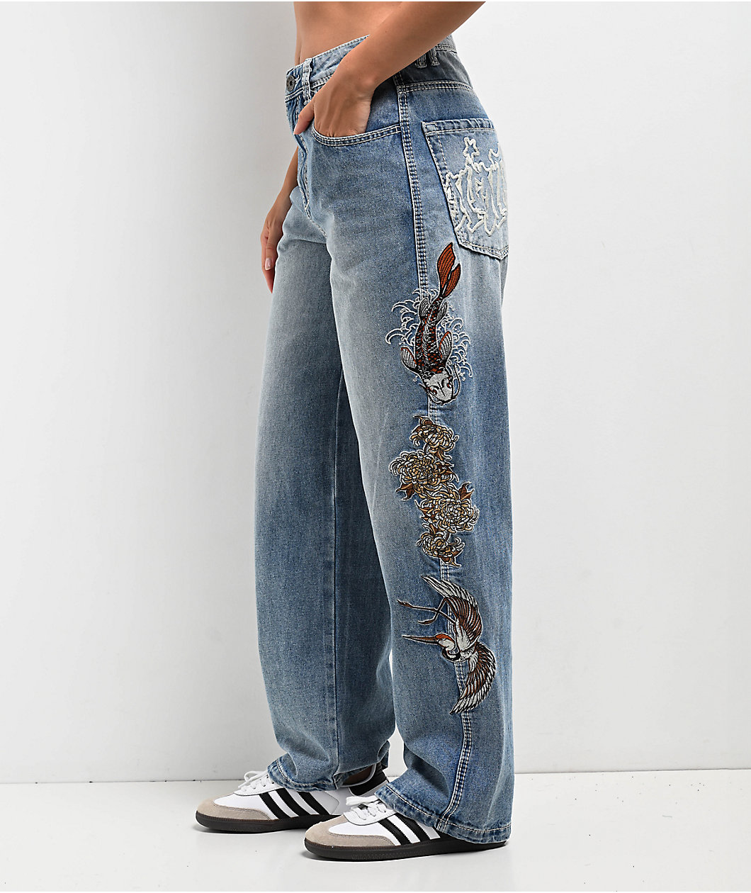 Ninth Hall Idle Consult Straight Leg Denim Jeans