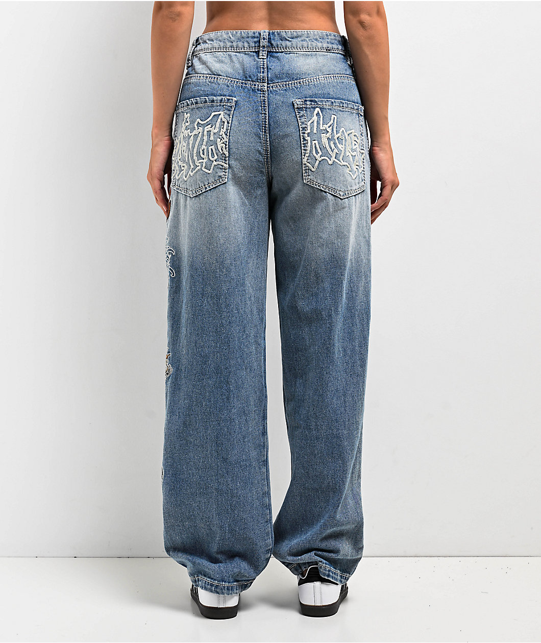 Ninth Hall Idle Consult Straight Leg Denim Jeans