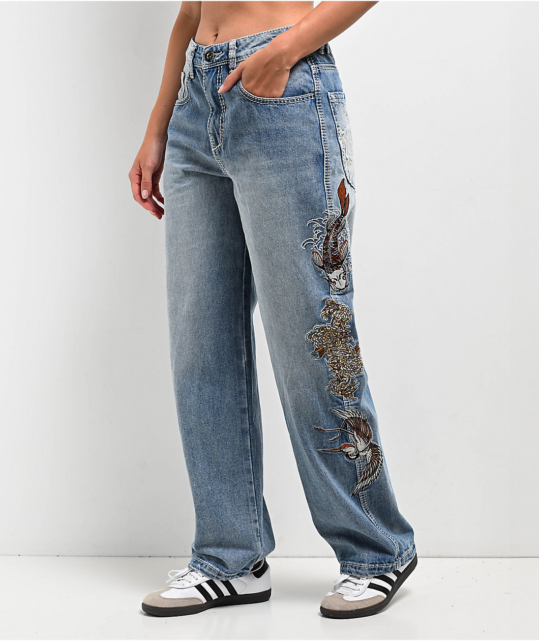 Ninth Hall Idle Consult Straight Leg Denim Jeans