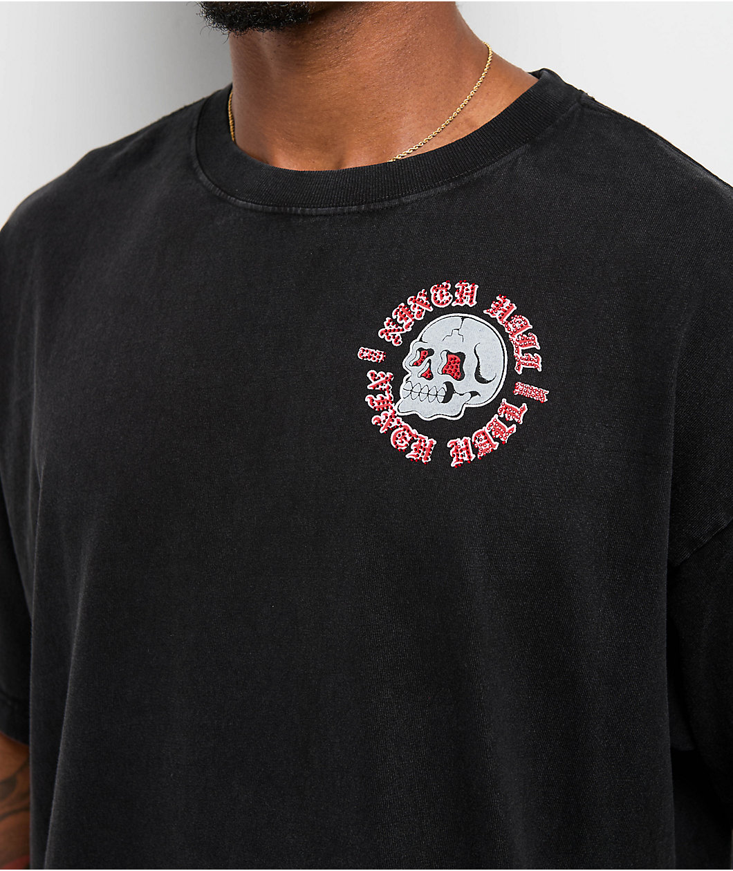 Ninth Hall Inferno Vintage Black T-Shirt