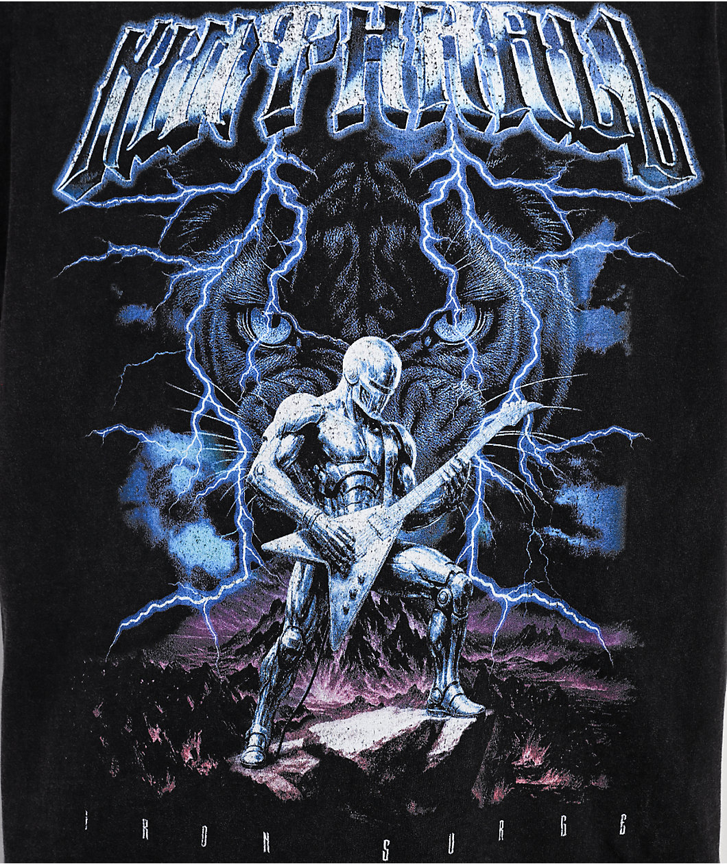 Ninth Hall Iron Surge Black Wash T-Shirt