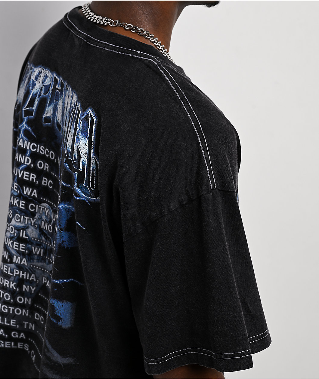 Ninth Hall Iron Surge Black Wash T-Shirt