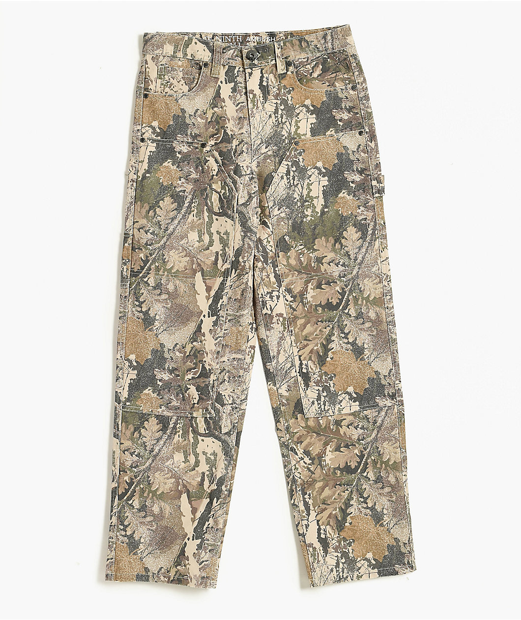 Ninth Hall Kids Hammer Man Camo Loose Fit Carpenter Pants