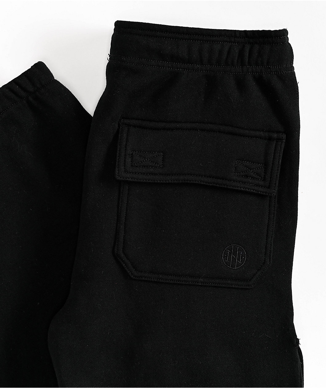 Ninth Hall Kids Stash Black Cargo Sweatpants