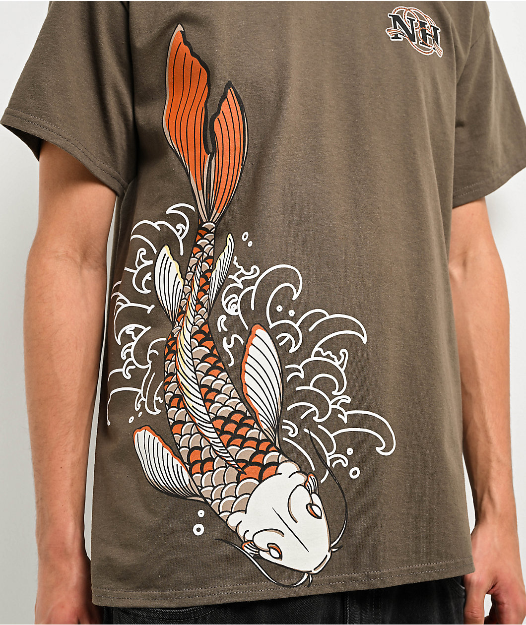 Ninth Hall Koi Pond Olive T-Shirt