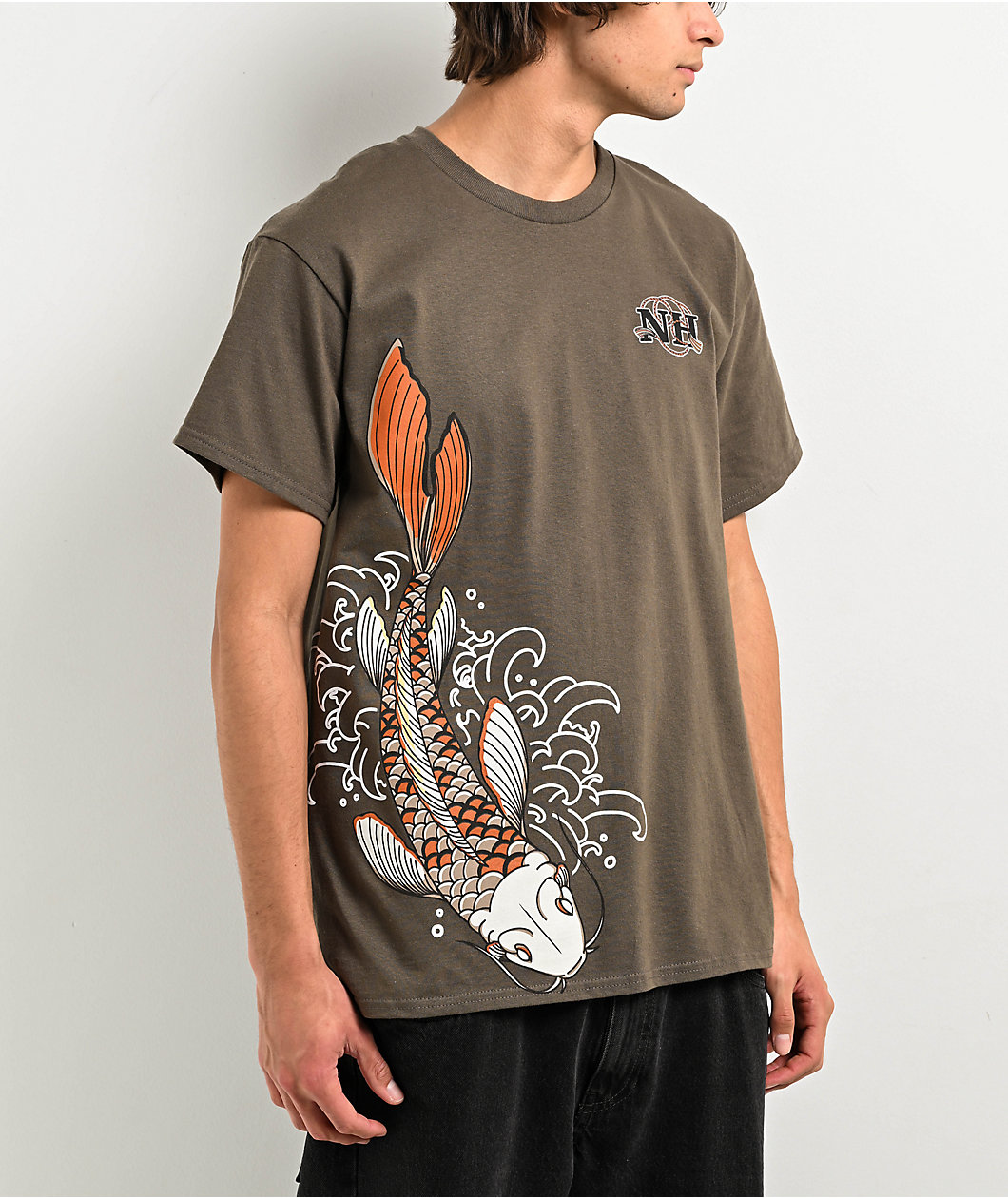 Ninth Hall Koi Pond Olive T-Shirt