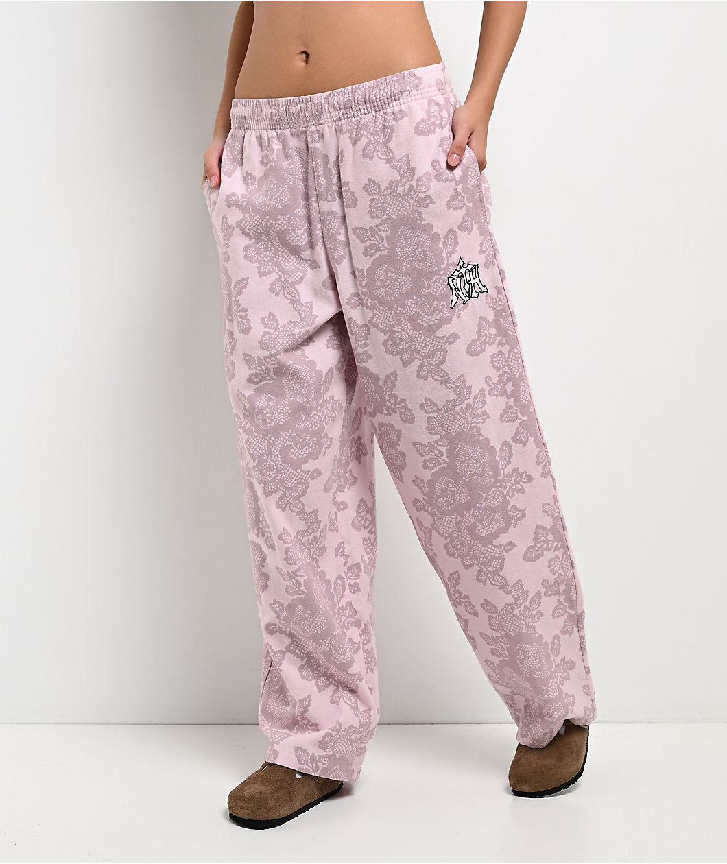 Ninth Hall Lace Pink Lounge Pants