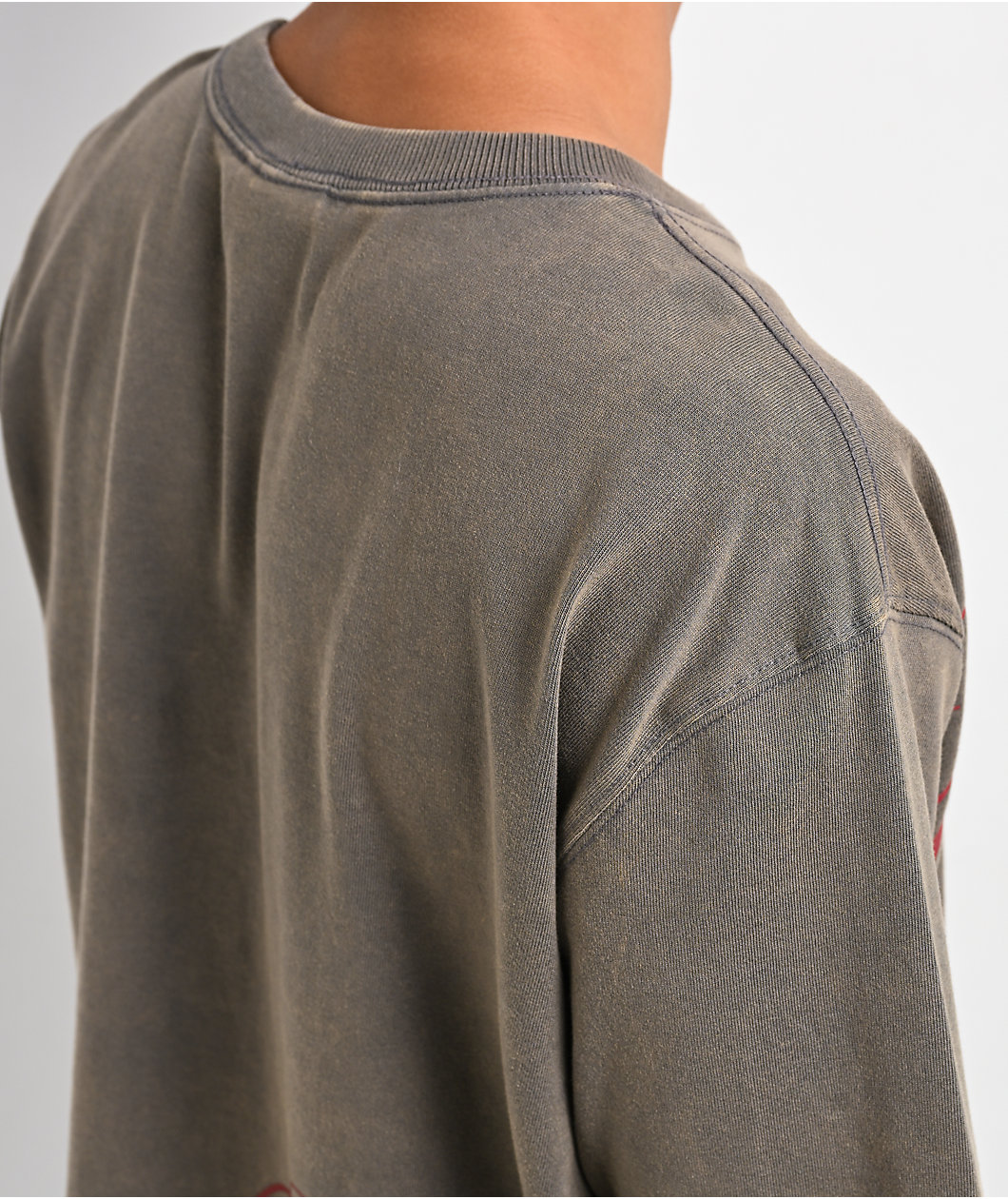 Ninth Hall Little Helper Grey Wash T-Shirt