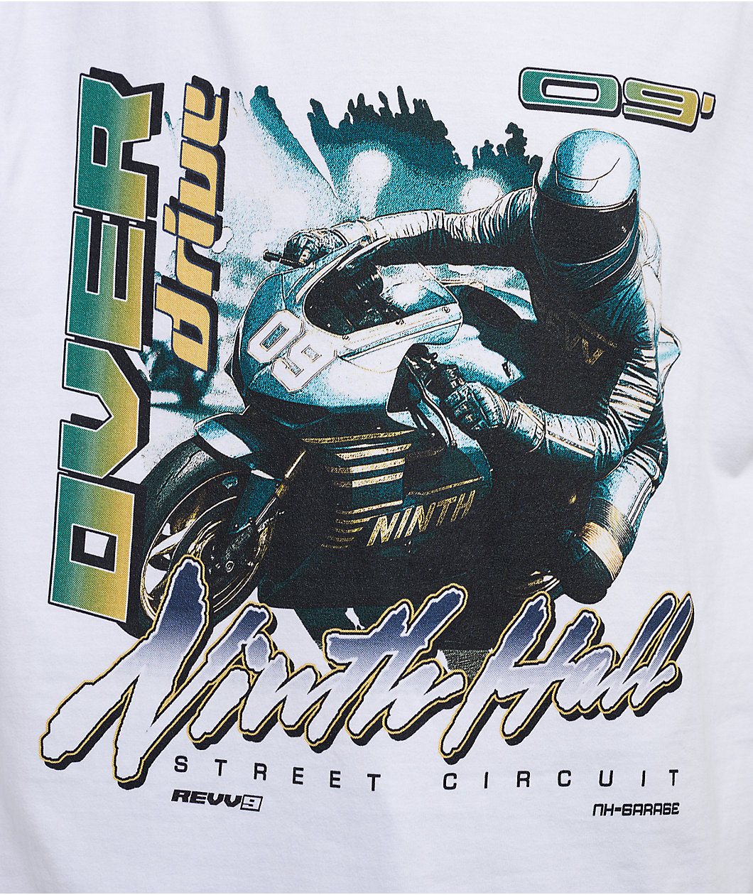 Ninth Hall Meet Up White Boxy T-Shirt