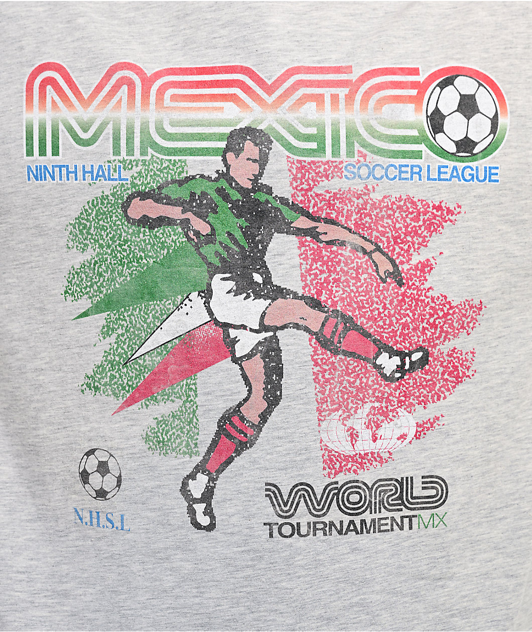 Ninth Hall Mexico Tournament Heather Grey T-Shirt