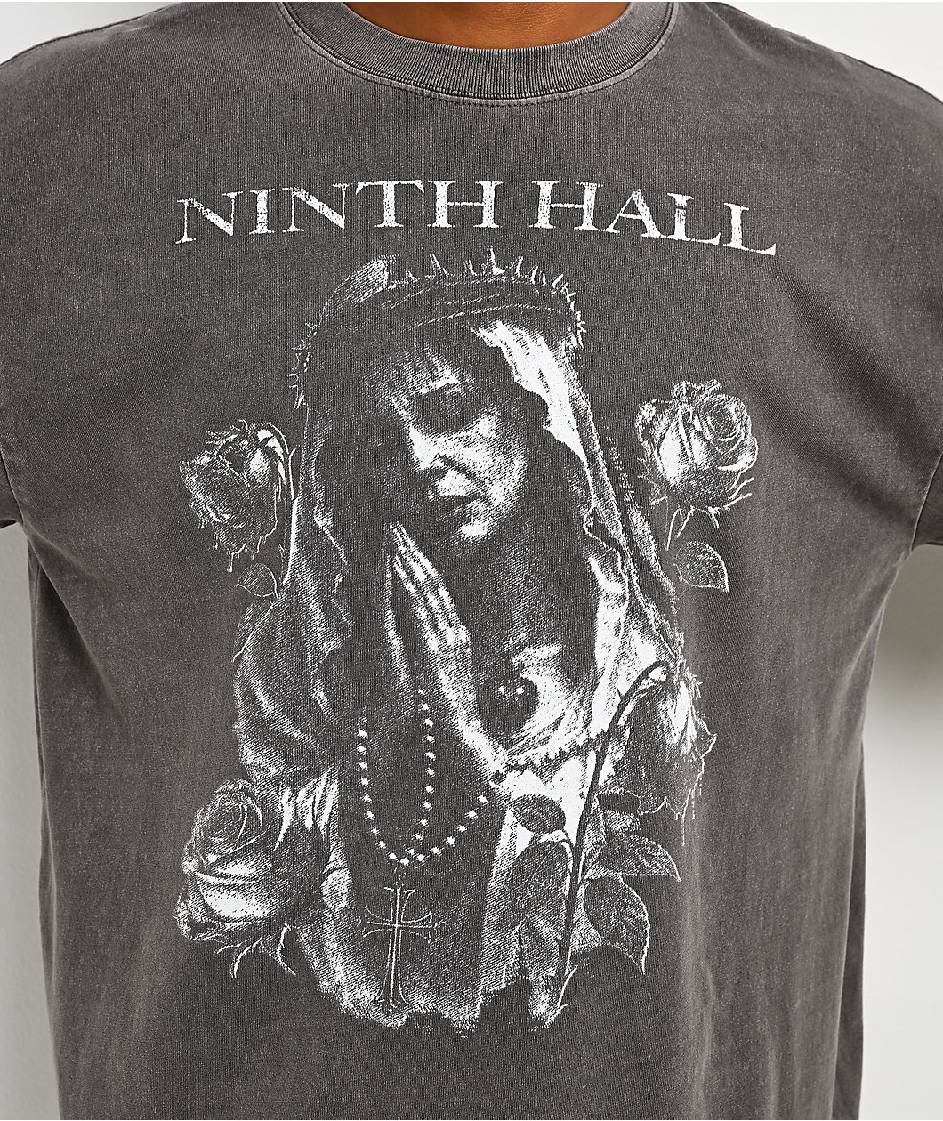 Ninth Hall Mother Mary Grey T-Shirt